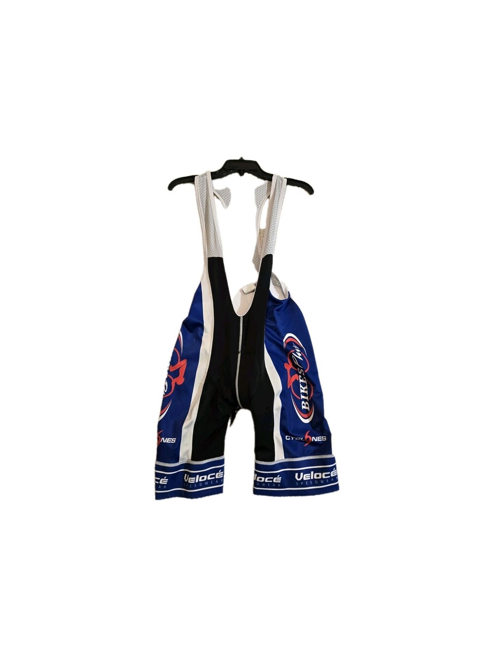 Veloce Speedwear Cycling Bib Shorts Sz S Featuring Bikes + Cyclones